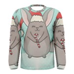 Christmas Chinchilla Men s Long Sleeve Tee