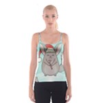 Christmas Chinchilla Spaghetti Strap Top