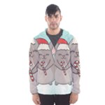 Christmas Chinchilla Hooded Wind Breaker (Men)