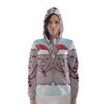 Christmas Chinchilla Hooded Wind Breaker (Women)