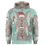 Christmas Chinchilla Men s Zipper Hoodie