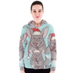 Christmas Chinchilla Women s Zipper Hoodie