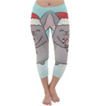 Christmas Chinchilla Capri Winter Leggings 