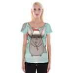 Christmas Chinchilla Women s Cap Sleeve Top