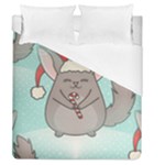 Christmas Chinchilla Duvet Cover (Queen Size)