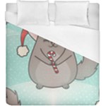 Christmas Chinchilla Duvet Cover (King Size)