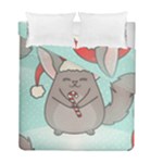 Christmas Chinchilla Duvet Cover Double Side (Full/ Double Size)