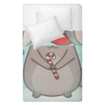 Christmas Chinchilla Duvet Cover Double Side (Single Size)