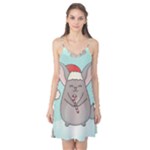 Christmas Chinchilla Camis Nightgown 