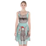 Christmas Chinchilla Racerback Midi Dress