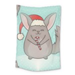 Christmas Chinchilla Small Tapestry