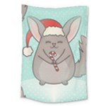 Christmas Chinchilla Large Tapestry