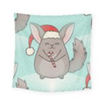 Christmas Chinchilla Square Tapestry (Small)