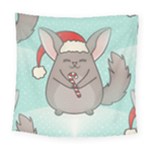 Christmas Chinchilla Square Tapestry (Large)