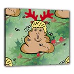 poop reindeer donald trump Canvas 24  x 20  (Stretched)