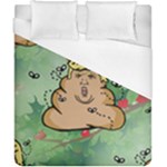 poop reindeer donald trump Duvet Cover (California King Size)