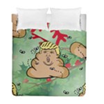 poop reindeer donald trump Duvet Cover Double Side (Full/ Double Size)