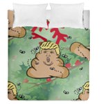 poop reindeer donald trump Duvet Cover Double Side (Queen Size)