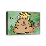 poop reindeer donald trump Mini Canvas 6  x 4  (Stretched)