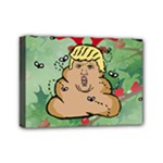 poop reindeer donald trump Mini Canvas 7  x 5  (Stretched)