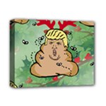 poop reindeer donald trump Deluxe Canvas 14  x 11  (Stretched)