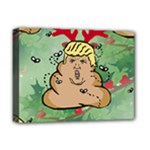 poop reindeer donald trump Deluxe Canvas 16  x 12  (Stretched) 