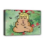 poop reindeer donald trump Deluxe Canvas 18  x 12  (Stretched)