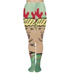 poop reindeer donald trump Tights