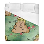 poop reindeer donald trump Duvet Cover (Full/ Double Size)