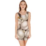 Christmas Silver Ornaments Bodycon Dress