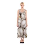 Christmas Silver Ornaments Sleeveless Maxi Dress