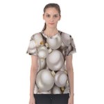 Christmas Silver Ornaments Women s Cotton Tee