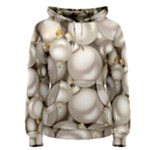 Christmas Silver Ornaments Women s Pullover Hoodie