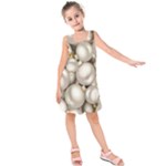 Christmas Silver Ornaments Kids  Sleeveless Dress