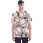 Christmas Silver Ornaments Men s Sport Mesh Tee