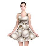 Christmas Silver Ornaments Reversible Skater Dress