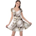 Christmas Silver Ornaments Cap Sleeve Dress