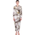 Christmas Silver Ornaments Hooded Jumpsuit (Ladies)