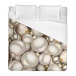 Christmas Silver Ornaments Duvet Cover (Full/ Double Size)