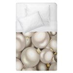 Christmas Silver Ornaments Duvet Cover (Single Size)