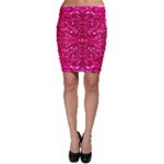 Hot Pink Glitter Bodycon Skirt