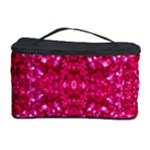 Hot Pink Glitter Cosmetic Storage Case