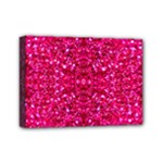 Hot Pink Glitter Mini Canvas 7  x 5  (Stretched)