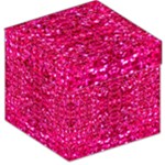 Hot Pink Glitter Storage Stool 12 