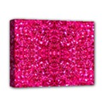 Hot Pink Glitter Deluxe Canvas 14  x 11  (Stretched)