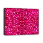 Hot Pink Glitter Deluxe Canvas 16  x 12  (Stretched) 