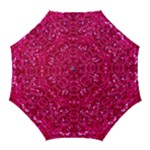 Hot Pink Glitter Golf Umbrella