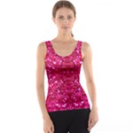 Hot Pink Glitter Tank Top