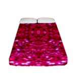 Hot Pink Glitter Fitted Sheet (Full/ Double Size)