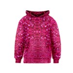 Hot Pink Glitter Kids  Pullover Hoodie